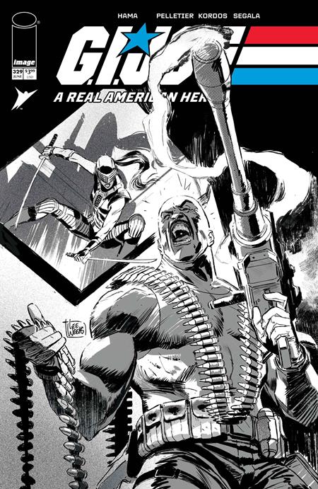 Gi Joe A Real American Hero #329  B Lee Weeks B&w Var