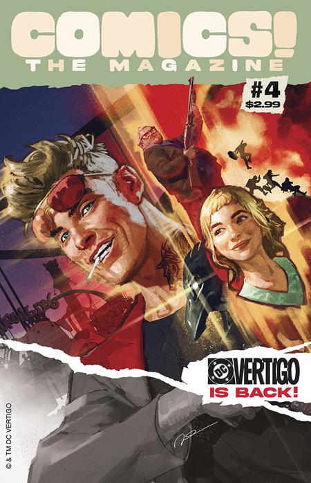 Comics The Magazine #4  B Rico Renzi Vertigo Var