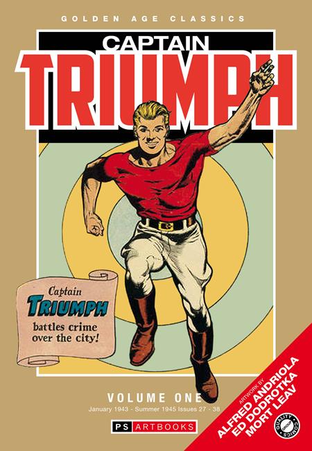 Golden Age Classics Captain Triumph  | Hardcover Volume 1 Previously Offered Thru Other Distributors - Graphic Novels - Image - Pop Weasel