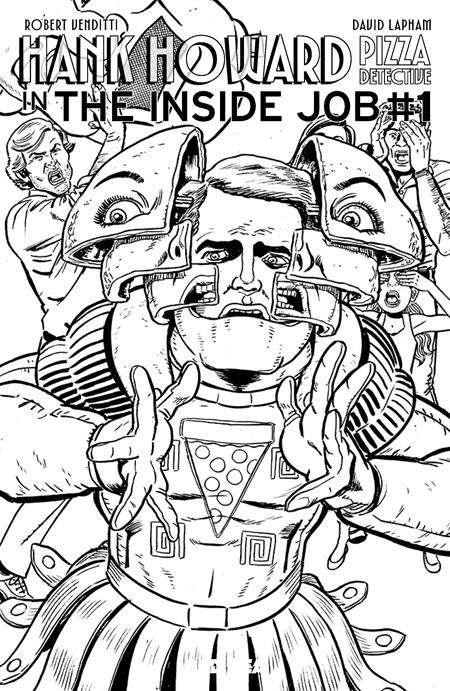 Hank Howard, Pizza Detective The Inside Job #1  | One Shot  C David Lapham Verhoeven Homage Var