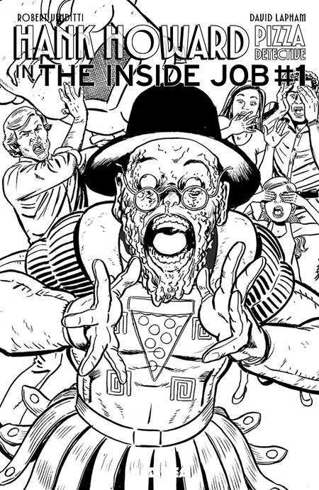 Hank Howard, Pizza Detective The Inside Job #1  | One Shot  D David Lapham Spielberg Homage Var
