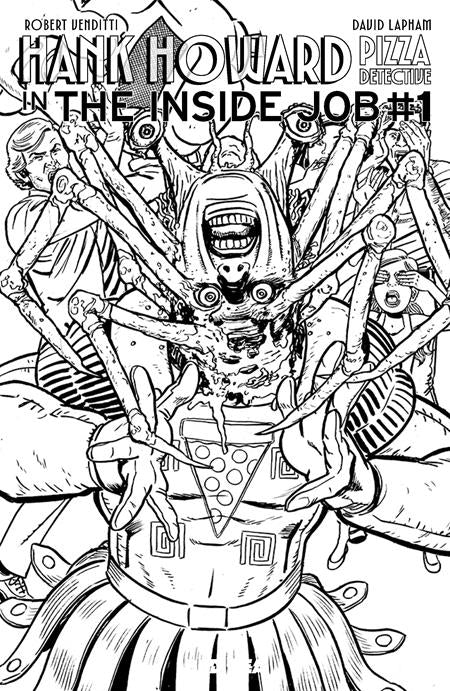 Hank Howard, Pizza Detective The Inside Job #1  | One Shot  E David Lapham Carpenter Homage Var