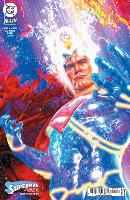 Superman Annual Year One Thousand #1  | One Shot  B Mark Spears Card Stock Var (dc K.o.)