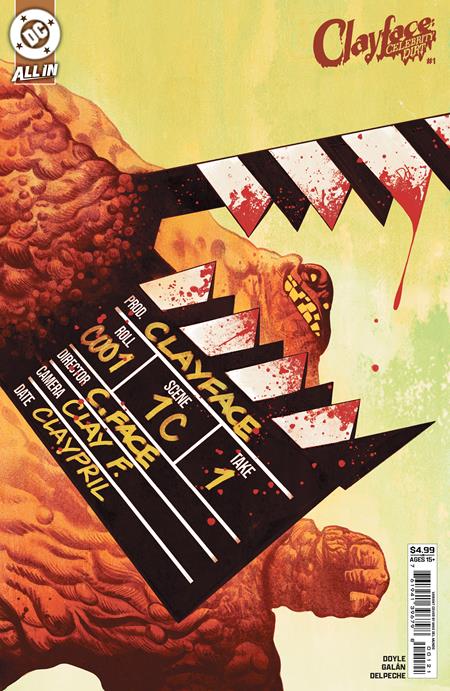 Clayface Celebrity Dirt #1 (of 6)  B Mike Del Mundo Card Stock Var