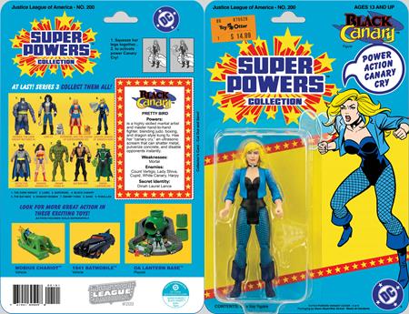 Justice League Of America #200 Facsimile Edition  B Jason Geyer & Alex Saviuk Black Canary Super Powers Action Figure Var