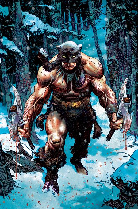 Fire And Ice Darkwolf #1  H Dan Panosian Metal Premium Var