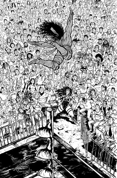 Do A Powerbomb Black And White #1 (of 3)  D Daniel Warren Johnson Var