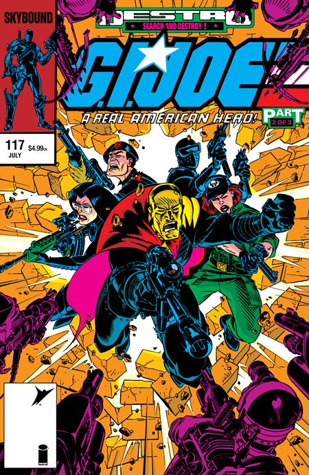 Gi Joe A Real American Hero #117 Hama Files Edition  C Michael Golden Foil Var