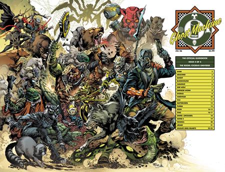 Ghost Machine The Official Guidebook #4 (of 5)  C Ivan Reis & Danny Miki Wraparound Var