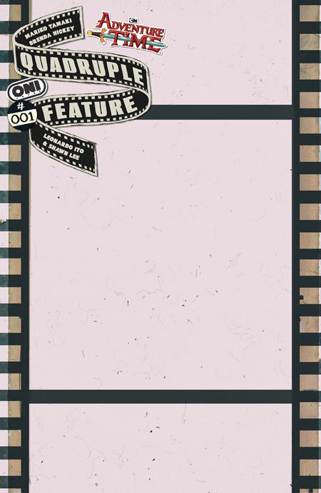 Adventure Time Quadruple Feature #1 (of 4)  C Celluloid Blank Sketch Var