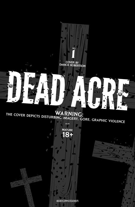 Dead Acre #1  G Darick Robertson Nsfw Black Bag Var