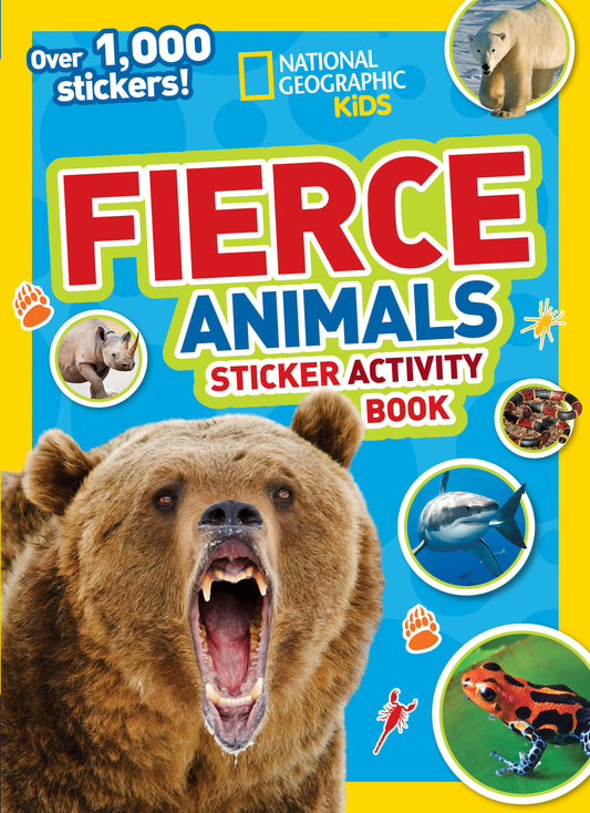 National Geographic Kids Fierce Animals Sticker Activity Book image