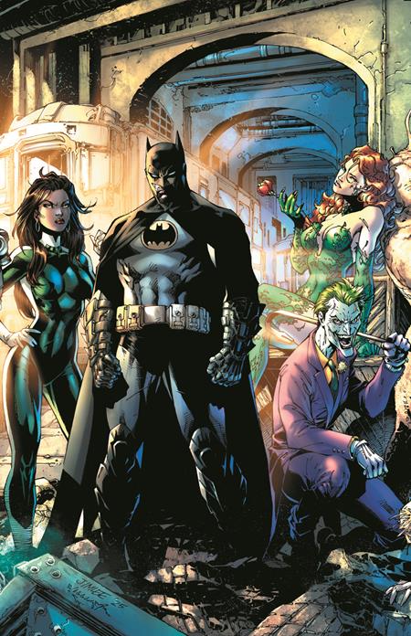 Batman #163  A Jim Lee & Scott Williams Batman Connecting Middle Alternate Color