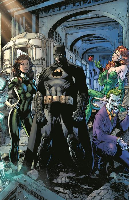 Batman #163  B Jim Lee & Scott Williams Batman Connecting Middle Card Stock Var
