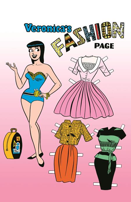 Archie Comics 85th Anniversary Presents Betty & Veronica Fashion Pages (one-shot)  F Dan Decarlo Red Foil Veronica Pin-up Var