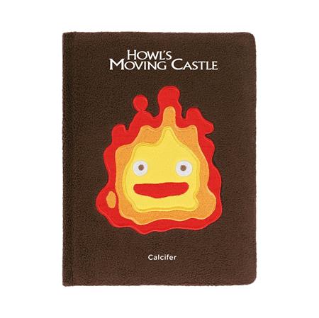 Studio Ghibli Howls Moving Castle Calcifer Plush Journal  | Hardcover