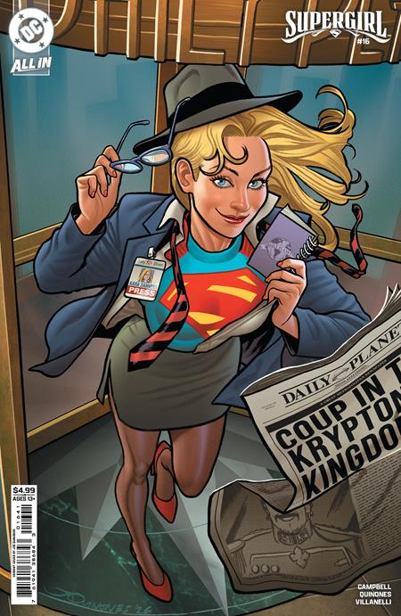 Supergirl #16  D Joe Quinones Card Stock Var (kingdom Of Zod)