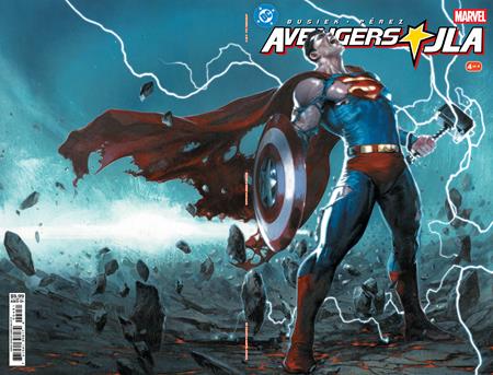 Avengers Jla #4 Facsimile Edition  E Gabriele Dell Otto Wraparound Var