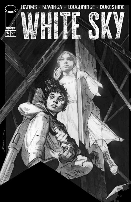 White Sky #6  D Eliza Ivanova B&w Var