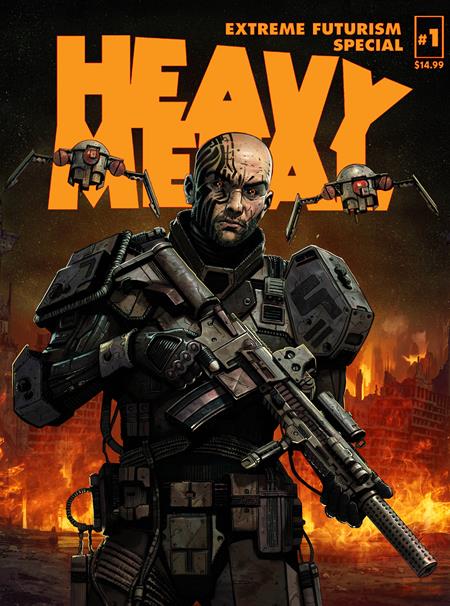 Heavy Metal Magazine Special Extreme Futurism #1  B Sedat Oezgen Carlos Cabrera Var