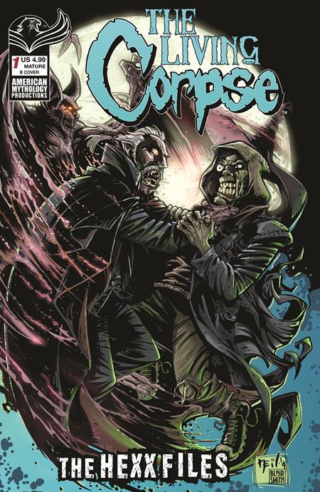 Living Corpse Hexx Files #1  B Neil Vokes Var