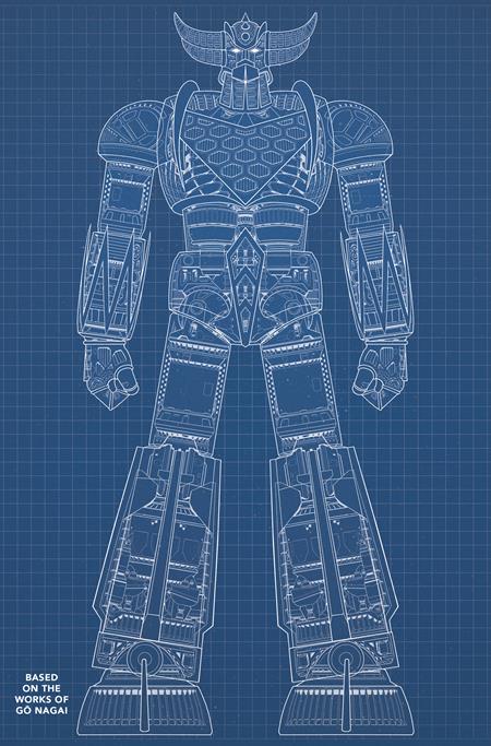 Ufo Robot Grendizer #1 (of 4)  E Blueprint Denis Bajram & Brice Cossu Var