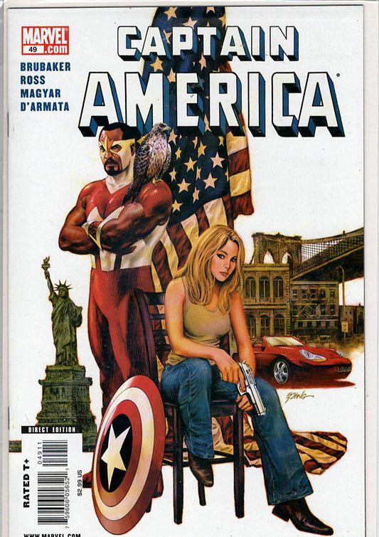Pre-Owned - Captain America #49  (June 2009) Scanned Image Pop Weasel Pre-Owned Comics