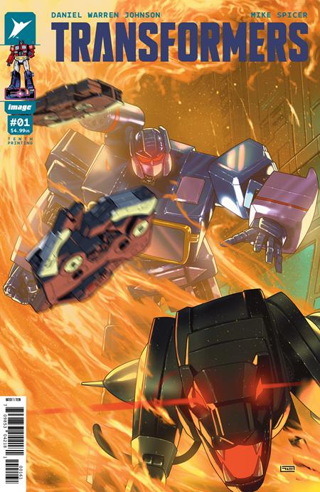 Transformers #1 Tenth Printing Cvr F Taurin Clarke Var image