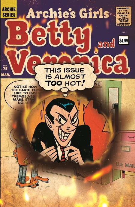 Archie Facsimile #7 Betty And Veronica #75  B Bob White & Dan Decarlo Retro Art Var