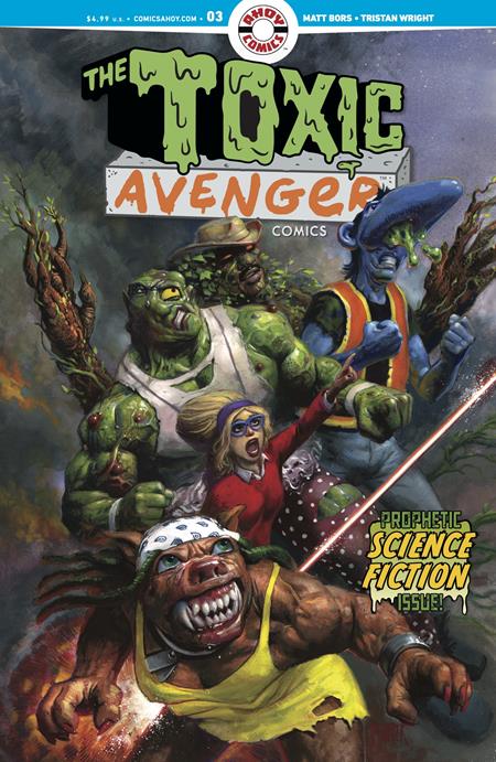 Toxic Avenger Comics #3 A Fred Harper - Image