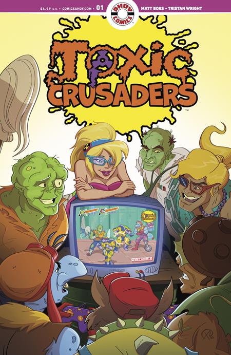 Toxic Crusaders #1 (of 5) C 5 Copy Retroware Game Art Unlock Var - Image