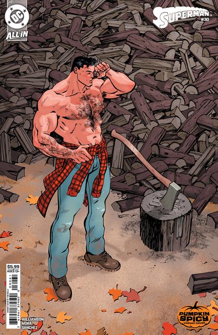 Superman #30  E Tom Reilly Pumpkin Spicy Card Stock Var