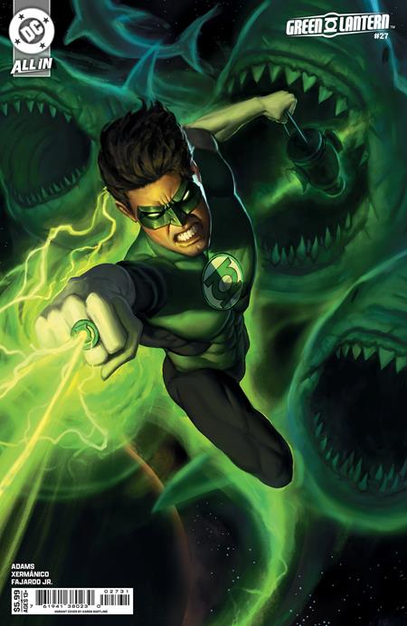 Green Lantern #27  B Aaron Bartling Card Stock Var (starbreaker Supremacy)
