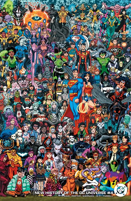 New History Of The DC Universe #4 (of 4)  D Scott Koblish Legacy Wraparound Card Stock Var