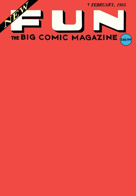 New Fun Comics #1 Facsimile Edition  C Blank Card Stock Var