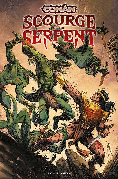 Conan The Barbarian Scourge Of The Serpent #1 (of 4)  B John Mccrea Var