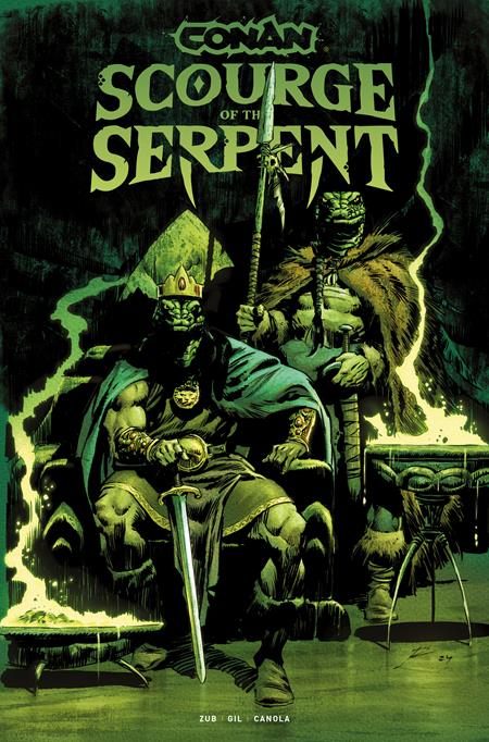 Conan The Barbarian Scourge Of The Serpent #1 (of 4) G Roberto De La Torre Glow In The Dark Var - Image