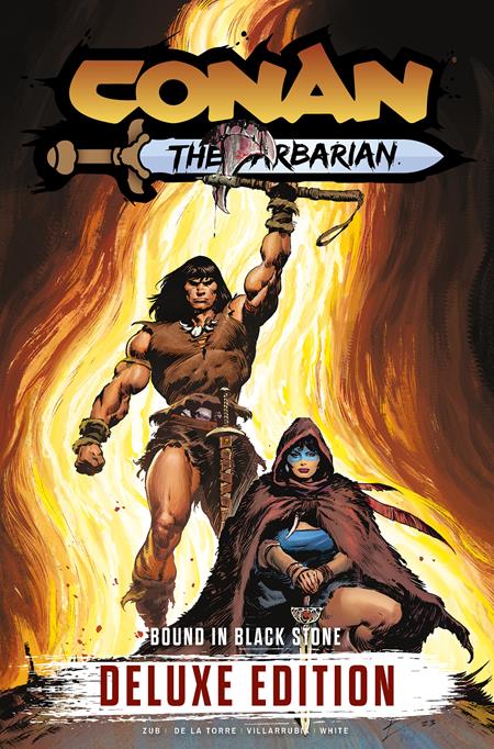 Conan The Barbarian Bound In Black Stone Deluxe Edition  | Hardcover Vol 01 Regular Edition Roberto De La Torre - Graphic Novels - Image - Pop Weasel