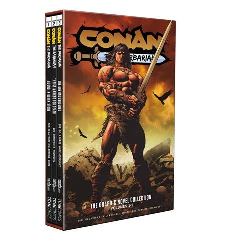 Conan The Barbarian  | TPB Vol 01-03 Slipcase Set Regular Edition Mike Deodato - Graphic Novels - Image - Pop Weasel