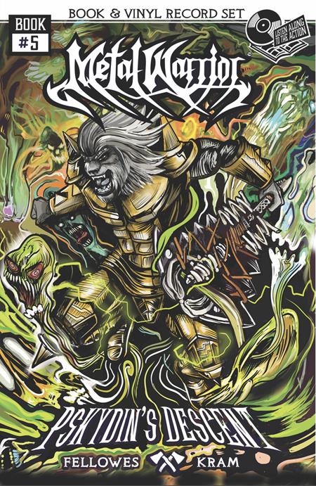 Metal Warrior  | TPB #5 (of 9) Pskydins Descent Out Of Detention And Into Darkness With 7 In Vinyl
