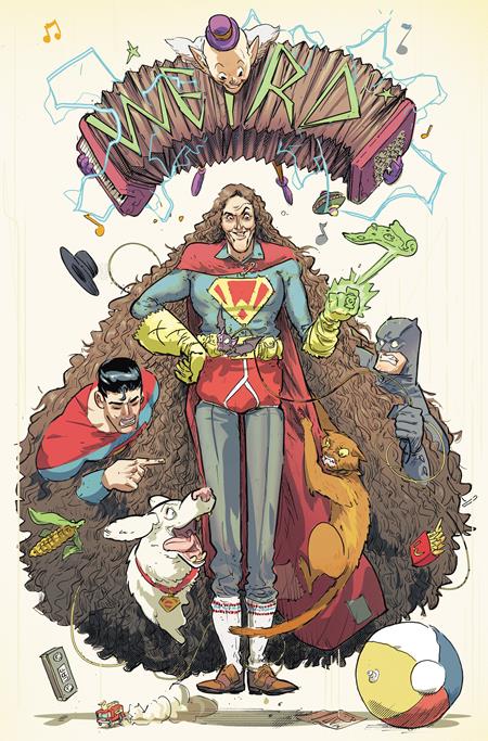 Batman Superman Weird Al Worlds Weirdest #1  | One Shot  C Riley Rossmo Card Stock Var