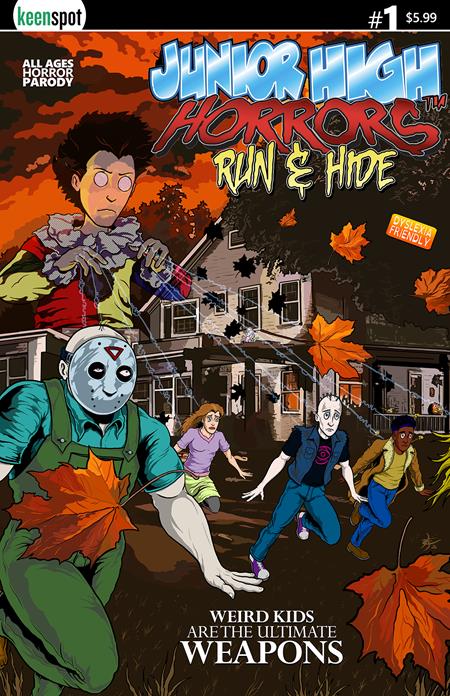 Junior High Horrors Run & Hide #1  | One Shot  A Eric Kent Weapons Spoof Bagged With Trading Card