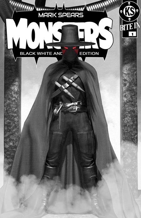 Mark Spears Monsters #1 7th Ptg Black White & Dead Edition  D Mark Spears Absolute Batman #1 Homage Var