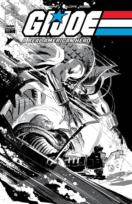 Gi Joe A Real American Hero #332  B Lee Weeks B&w Var