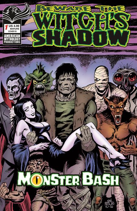 Beware The Witchs Shadow Monster Bash #1  B Dan Parsons Var