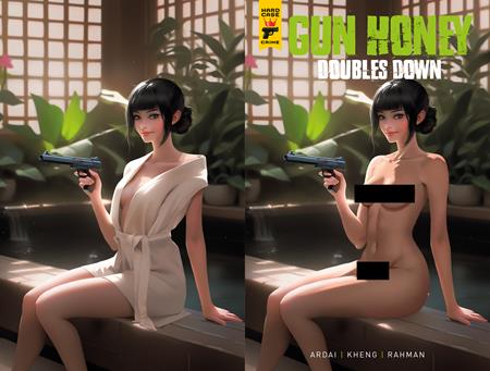 Gun Honey Doubles Down #4 (of 4)  E Rare Tempter Wraparound Nude Clothed Bagged Var