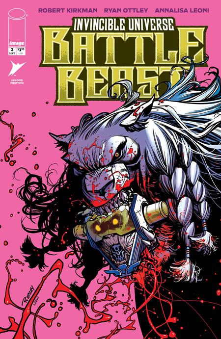 Invincible Universe Battle Beast #3 2nd Ptg  B Tbd Var - Image