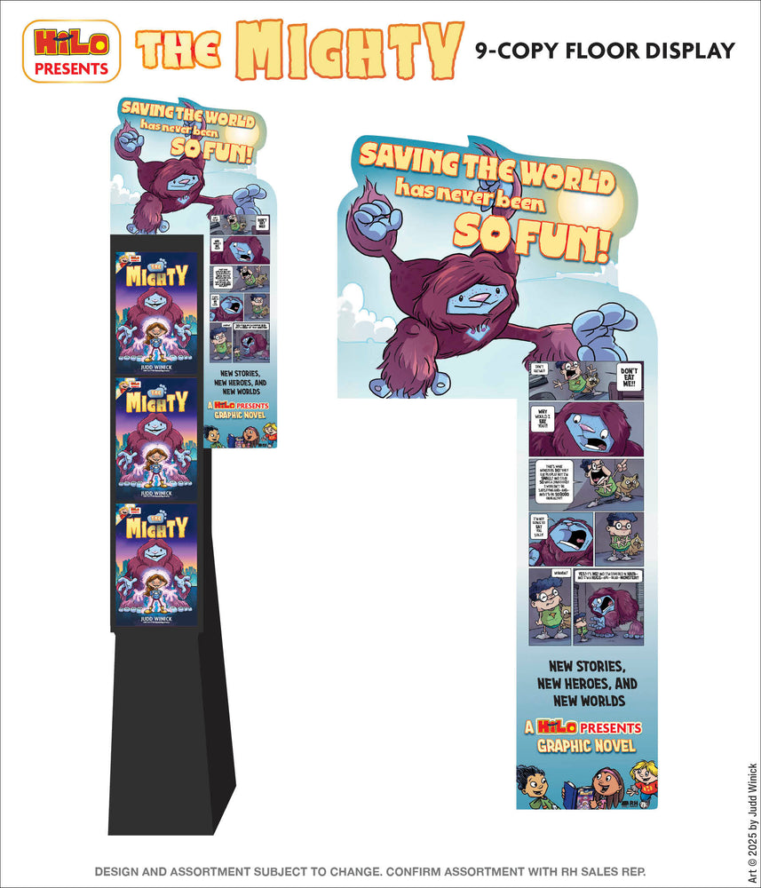 Hilo Presents: The Mighty 9-Copy Floor Display - Image - Books - Image - Pop Weasel