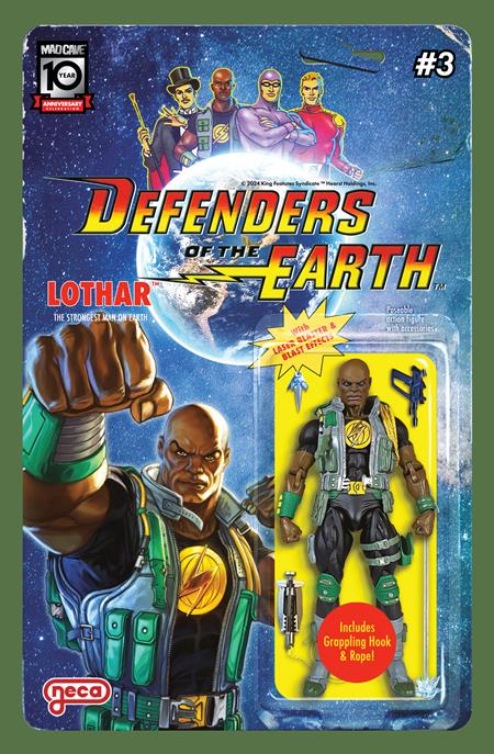 Defenders Of The Earth #3 (of 8)  b Djordje Djokovic Action Figure Cover Var - Comics - Image - Pop Weasel