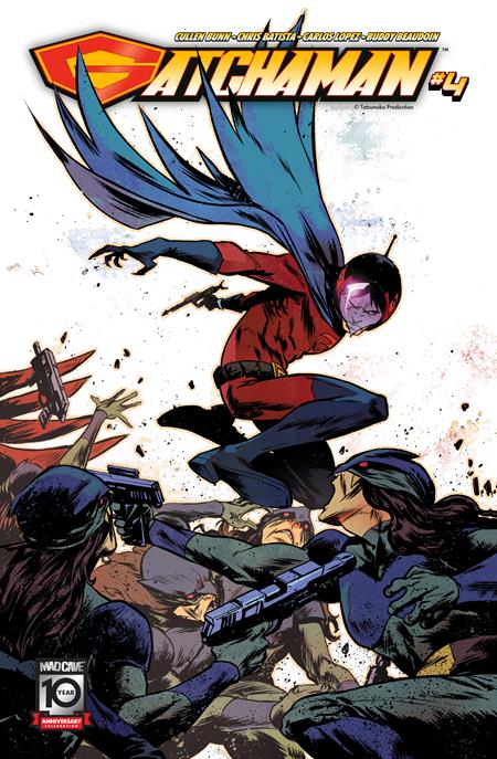 Gatchaman #4  b Sanford Greene Connecting Cover Var image